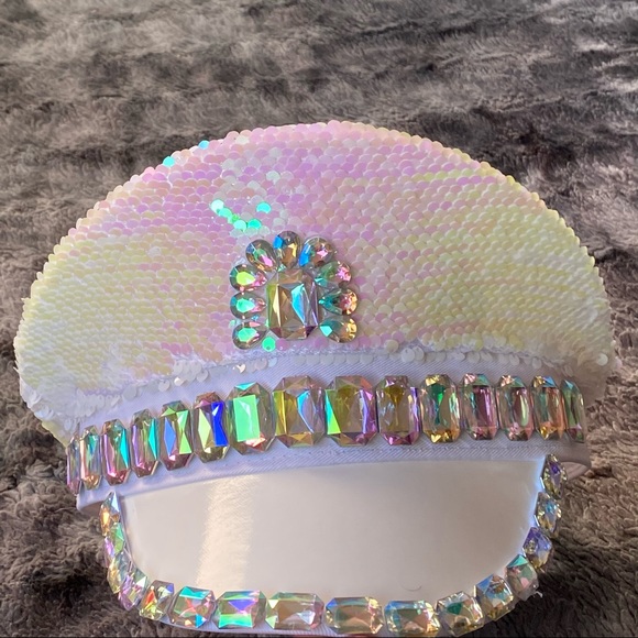Jeweled Mermaid Captain Hat - Picture 8 of 10